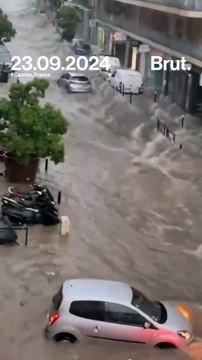 Les images impressionnantes de Cannes sous les eaux