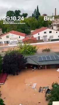 Une femme et ses animaux sauvés in extremis de la montée des eaux en Espagne
