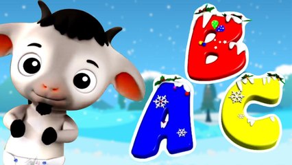 Christmas ABC Song - Xmas Nursery Rhymes And Kids learning Videos