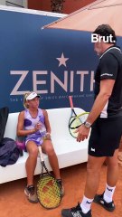 À l'entrainement avec Ksenia Efremova, nouveau prodige du tennis