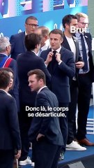 Il vient de tomber devant Emmanuel Macron : on a débriefé avec le plongeur Alexis Jandard