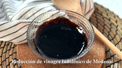 Reducción de vinagre balsámico
