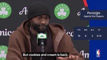 'Cookies and cream is back' - Celtics delighted with Porzingis return