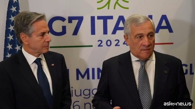 G7 Esteri, Tajani: Usa nostro principale alleato, lavoriamo per pace