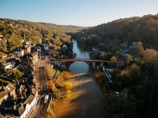 Flooding in Ironbridge in November 2024