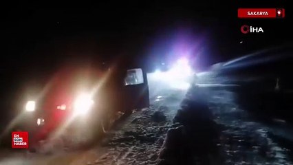 Sakarya'da mahsur kalan 182 kişinin imdadına AFAD yetişti