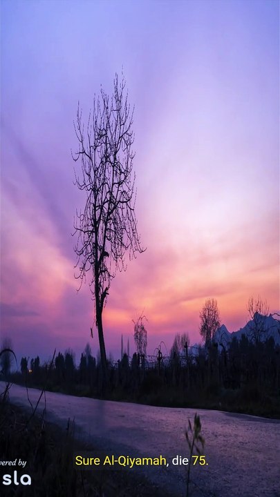 Sure Al Qiyamah- einige Fakten