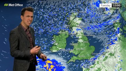 Met Office Tuesday afternoon weather forecast 26/11/2024