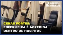 Enfermeira é atacada e agredida dentro de hospital, em Santa Catarina