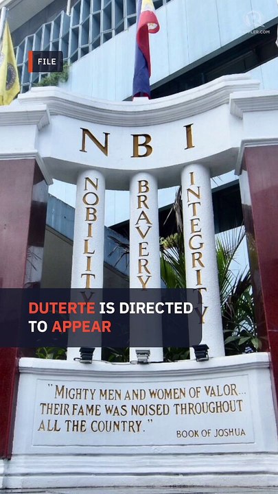 NBI serves subpoena to Sara Duterte over threats vs Marcos