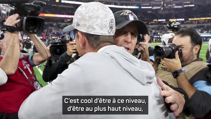 Chargers - Jim Harbaugh félicite son frère après la défaite face aux Ravens