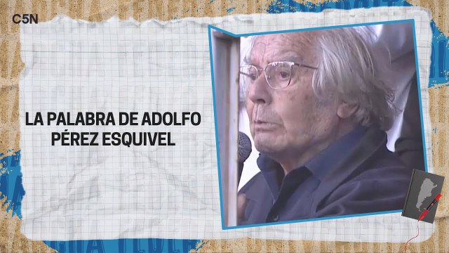 Adolfo Pérez Esquivel en la Marcha Federal Universitaria en Plaza de Mayo: La educación es el presente y futuro de la patria