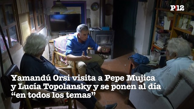 Yamandú Orsi visita a José Mujica y se ponen al día -en todos los temas-