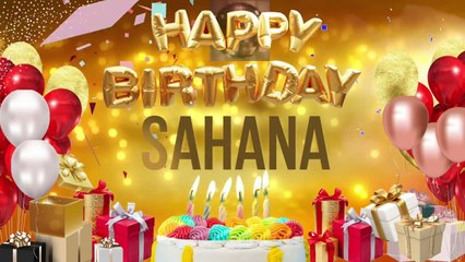 SAHANA - Happy Birthday Sahana
