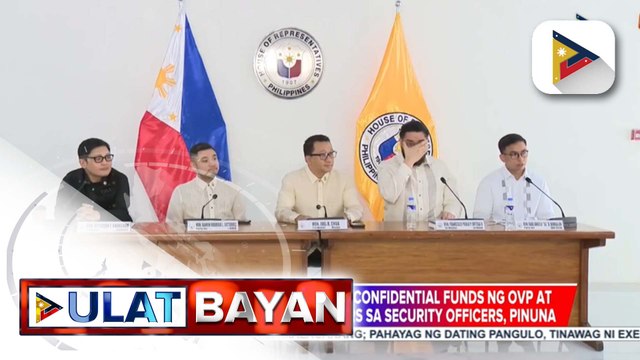 Pagpapaubaya sa paghawak ng confidential funds ng OVP at DepEd special disbursing officers sa security officers, pinuna