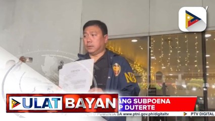 NBI, inihain na ang subpoena para kay VP Sara Duterte