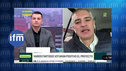 Gobernador de Antioquia Andrés Julián Rendón habla sobre el voto positivo al proyecto
