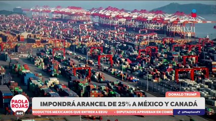 Trump amenaza con imponer arancel de del 25% a México y Canadá