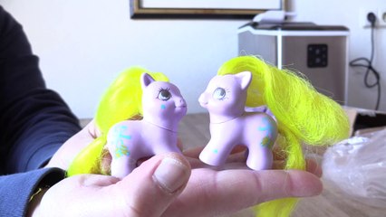 MY LITTLE PONY-UNBOXING PONY POST TEENY PONY TWINS BOOTSIE AND TOOTSIE
