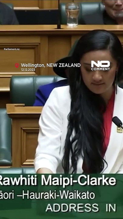 New Zealand MP Hana-Rawhiti Maipi-Clarke performed haka in parliament