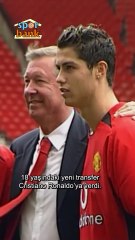 Cristiano Ronaldo'nun Manchester United kariyerindeki ilk golü