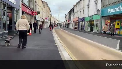 Work to Newton Abbot's Queen Street 'substantially completed', say council