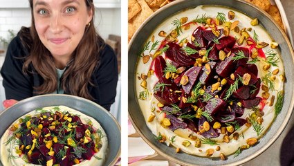 How to Make Whipped Feta with Beets, Nuts, and Honey