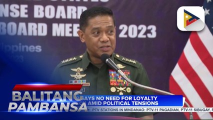 AFP says no need for "loyalty check" amid political tensions