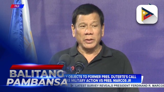 Palace strongly objects to ex-Pres. Duterte’s call for AFP to take military action vs. Pres. Marcos Jr.