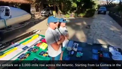 Lee James from Alton is about to embark on a cross-Atlantic row