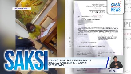 Saksi: (Part 1) Pinahaharap sa NBI si VP Sara; Patay sa pagpapaluin ng bakal; Iimbestigahan ang mga pahayag ni FPRRD