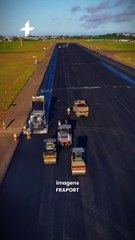 Fraport mostra evolução das obras na pista de decolagens e pousos internacionais de Porto Alegre