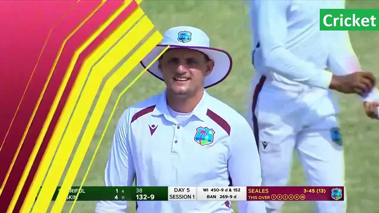 West Indies vs Bangladesh 1st Test Day 5 Highlights 2024 video Dailymotion