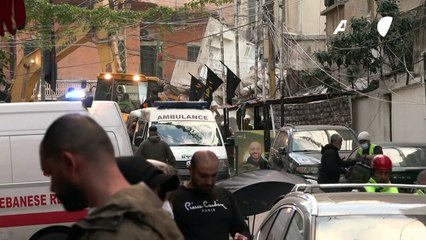 غارة إسرائيلية على مبنى في بيروت