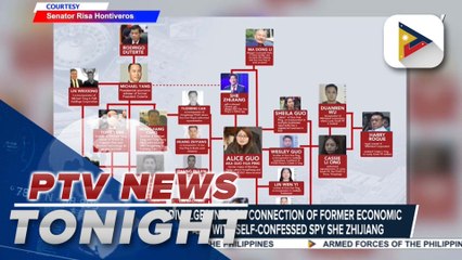 Sen. Hontiveros divulges info on connection of former economic adviser Michael Yang with self-confessed spy She Zhijiang; NICA reveals new info on Alice Guo
