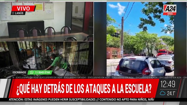 🚨 ATAQUE A UNA ESCUELA HISTÓRICA DE LANÚS: búsqueda de responsables y motivaciones