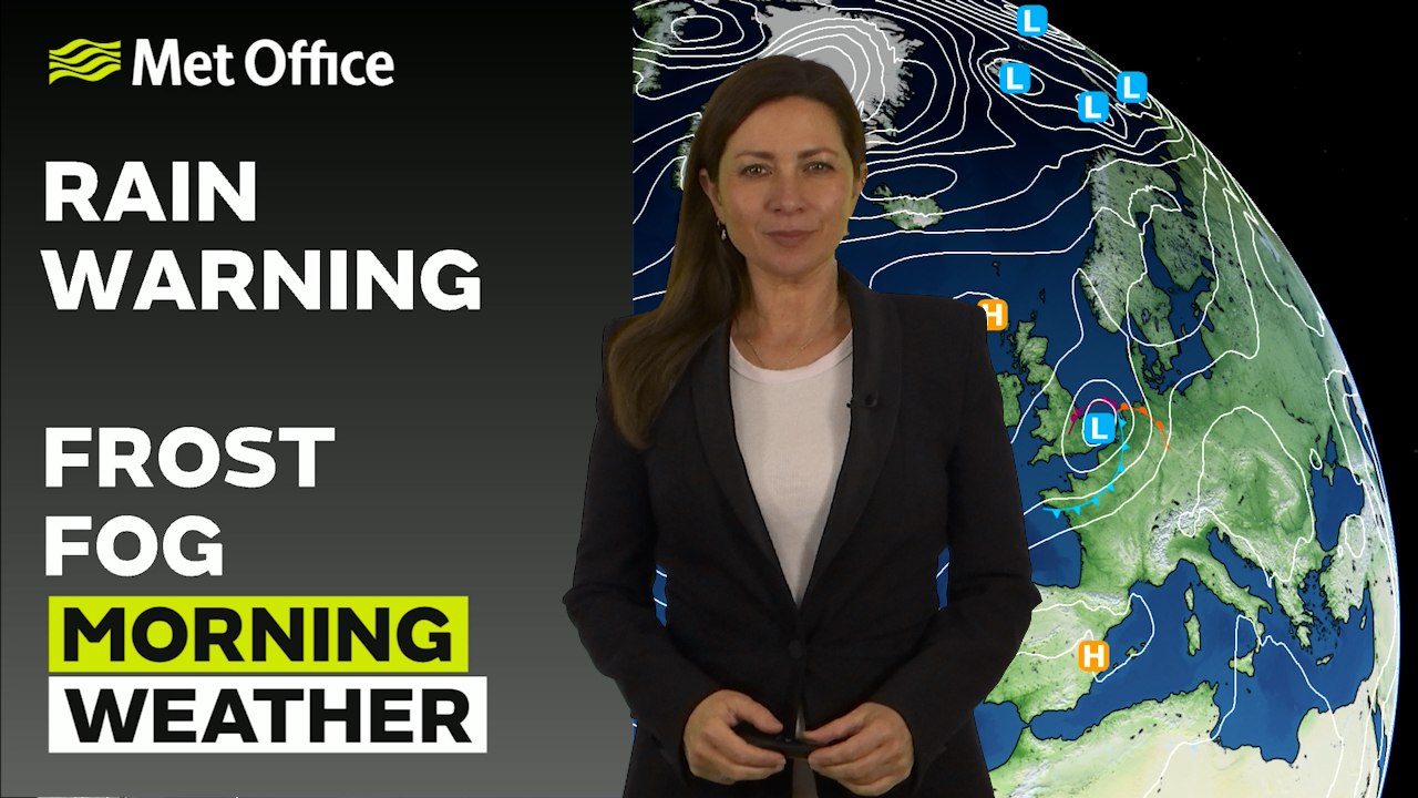 Met Office Morning Weather Forecast 27/11/24 - Freezing fog for some