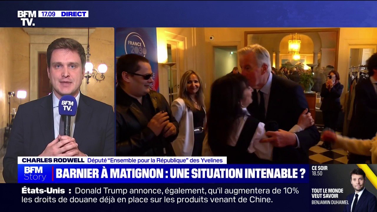 Charles Rodwell (Ensemble): "Nous soutenons Michel Barnier dans sa logique de rétablir les comptes publics"