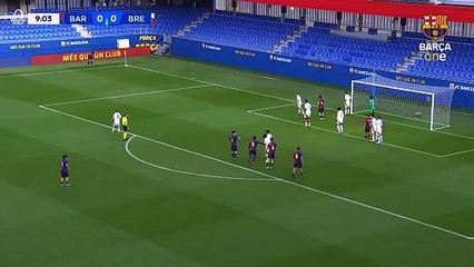 Leo Saca impulsa al Juvenil A del Barça en el triunfo contra el Brest
