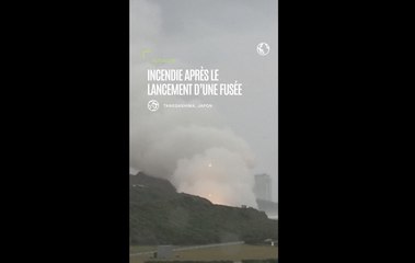 Japon : incendie après lancements de fusée