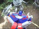 Transformers ROTF_ Forest Battle (stop motion) Español latino