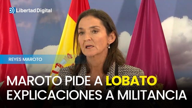 Reyes Maroto exige explicaciones a Juan Lobato y un Comité Ejecutivo regional extraordinario en el PSOE de Madrid