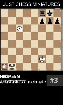 NN vs NN, Anastasia's checkmate