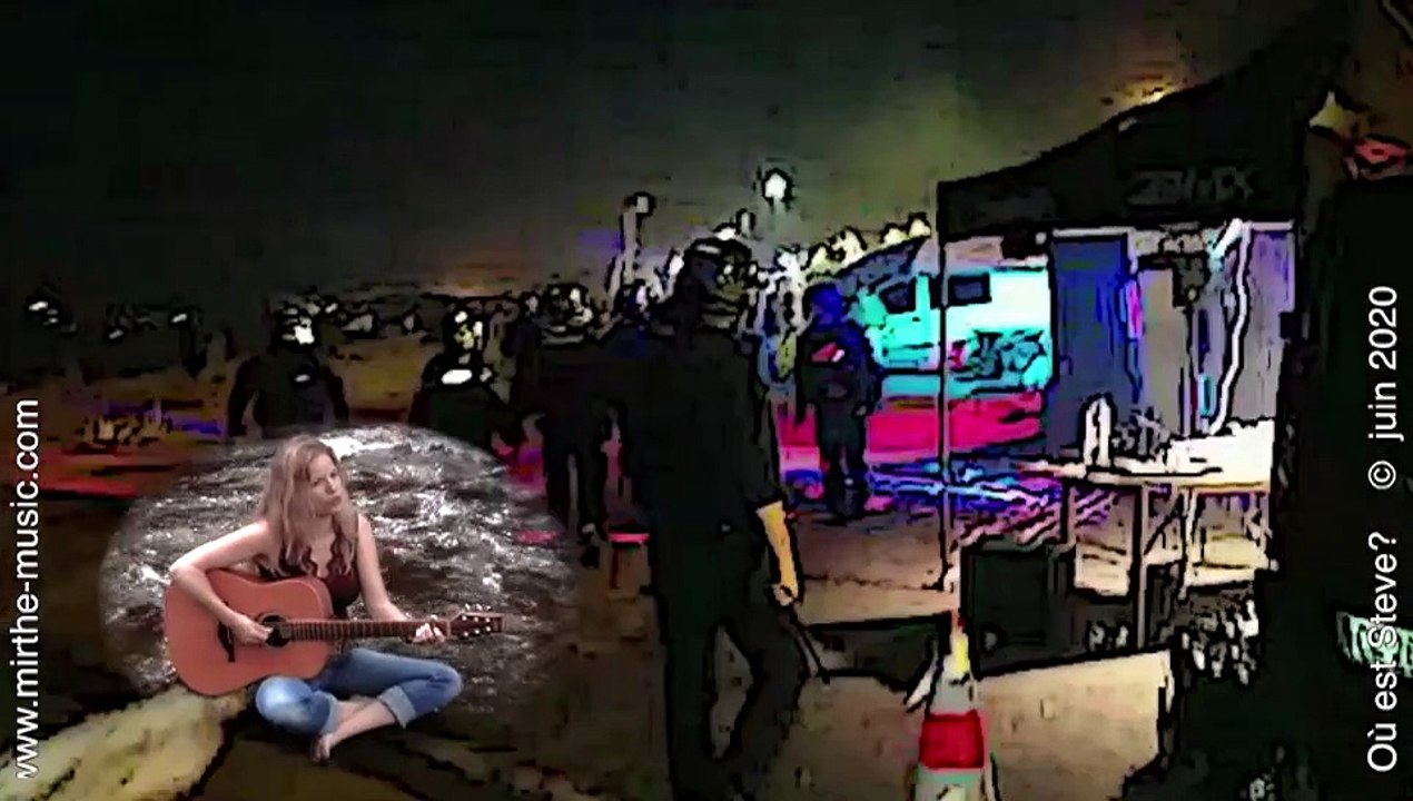 OU EST STEVE ? performed by MIRTHE, composition, guitar-vocals, clip 2020, France