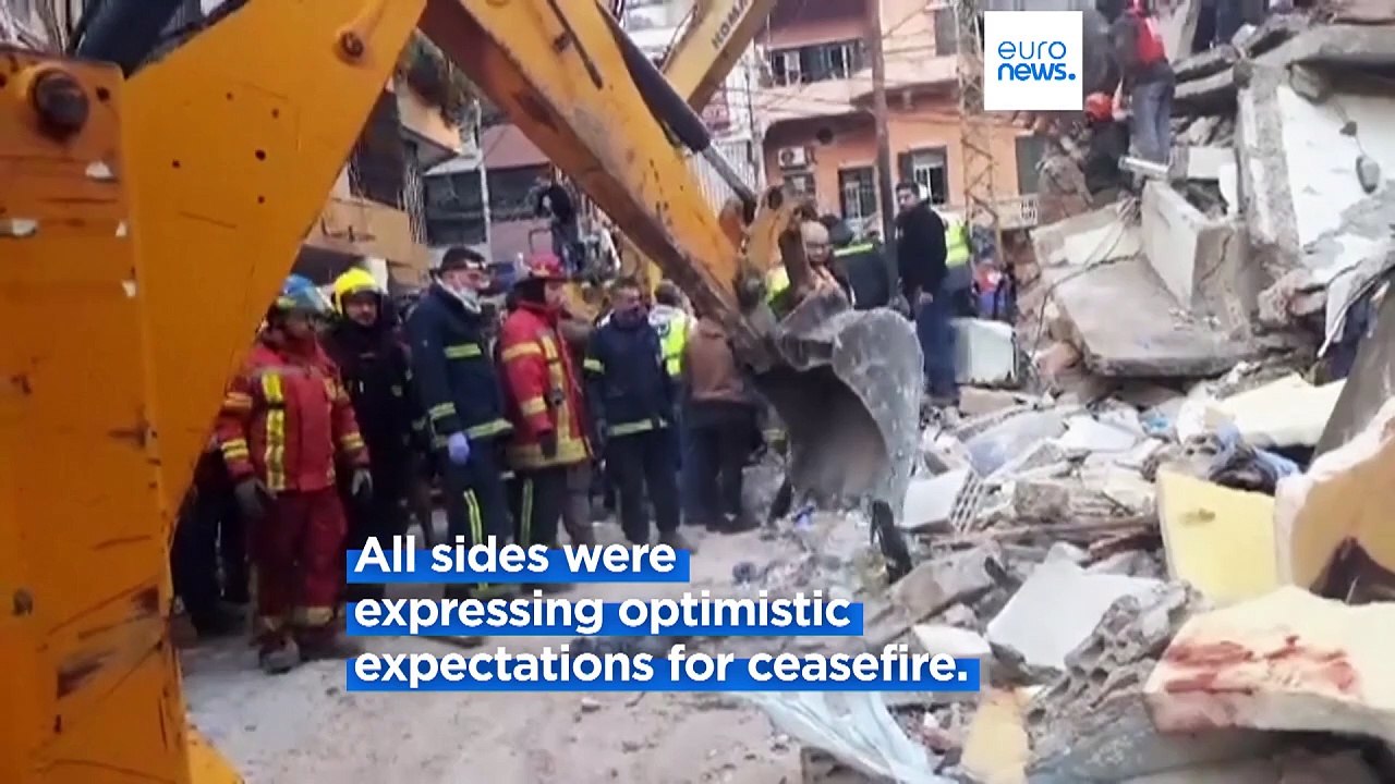 Israeli airstrikes hit 20 sites in Lebanon as ceasefire talks with Hezbollah show signs of progress