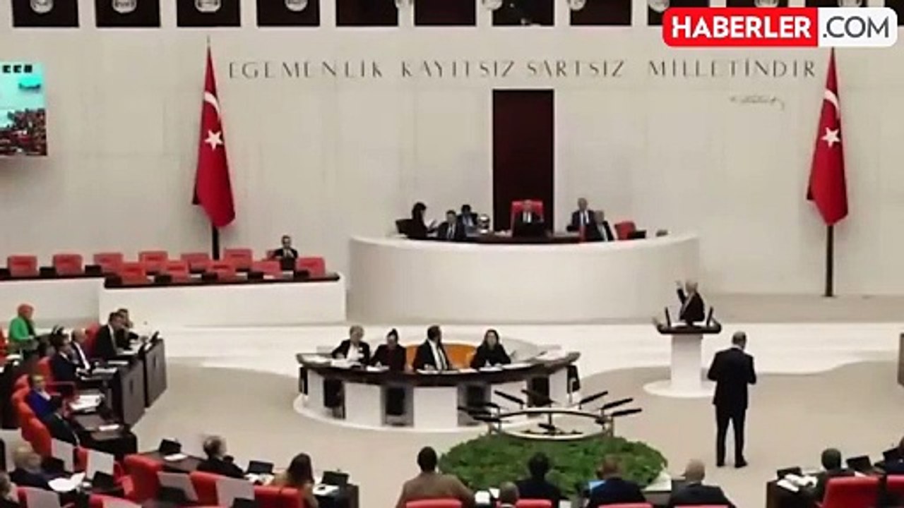 Meclis'te Kürtçe konuşan DEM Partili Gergerlioğlu'nun sesi kesildi