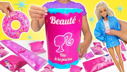 Déballons des surprises et organisons la meilleure fête à la piscine pour vos poupées