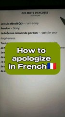 How to apologize in French🇨🇵|Learn and speak french with Alain and Moh 😀