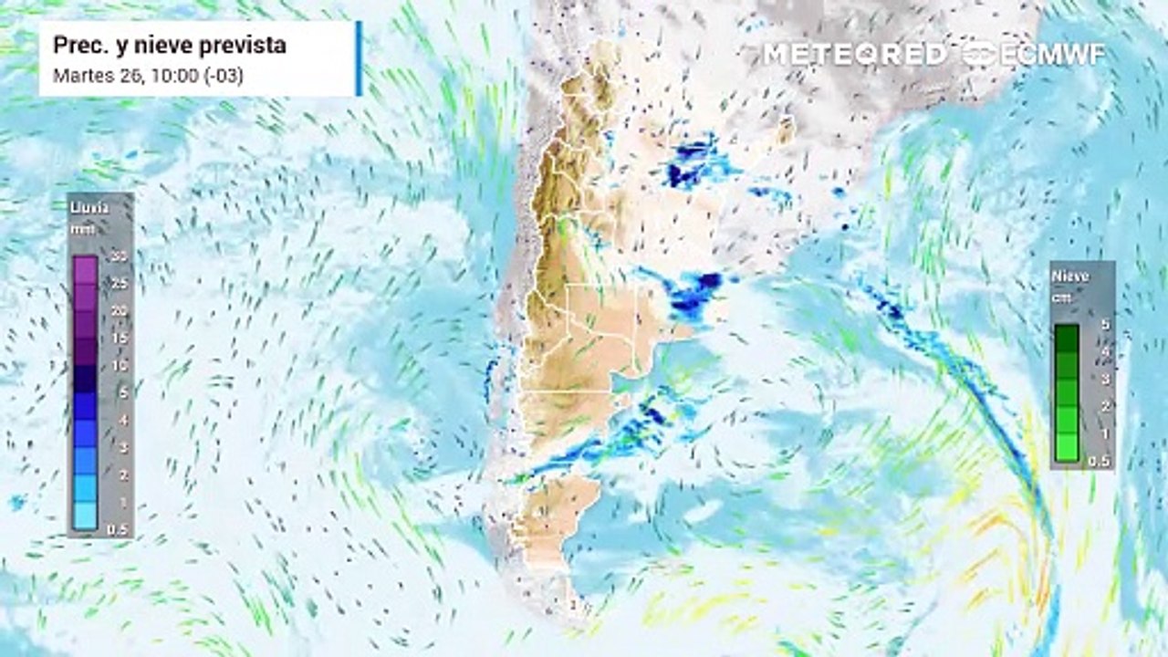 Siguen en alerta 11 provincias argentinas por tormentas fuertes y la tendencia continúa para los próximos días