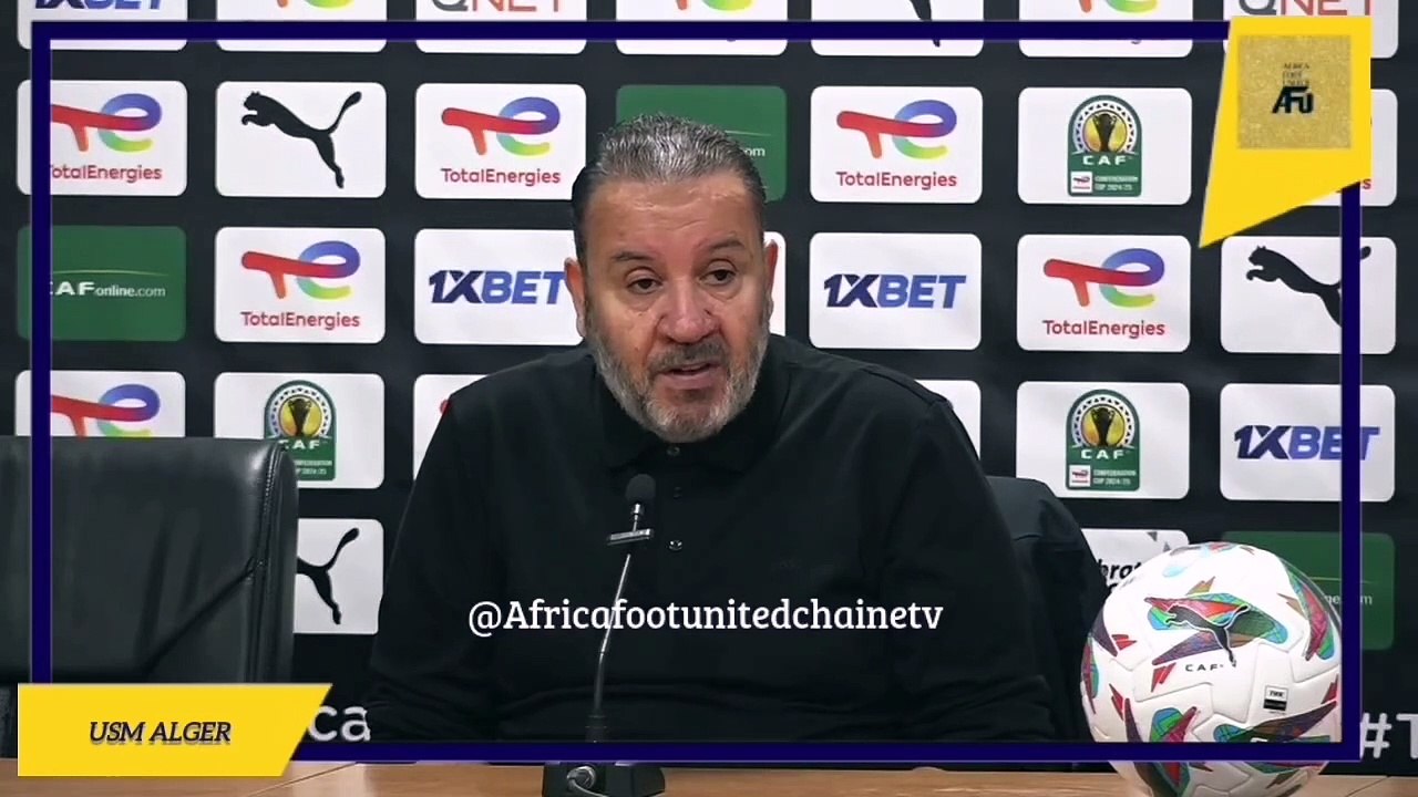 #COUPEDELACAF #USMALGER 🔴⚫🇩🇿: La conférence de presse d'avant match de Nabil Maaloul avant le match contre #OrapaUnited 🟡🔴🇧🇼